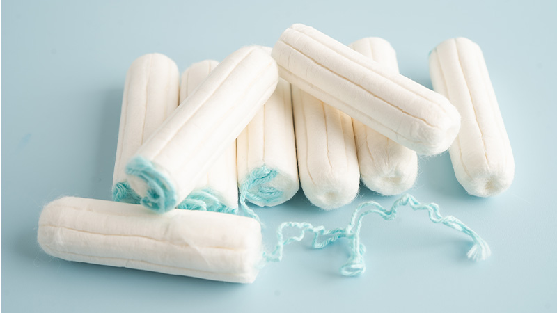 Assorbenti interni per l'igiene femminile.